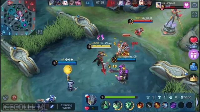 Argus Catastrophe Skin MVP Gamplay ~ Top Global Argus Gameplay By Nii- Chan! ~ Mobile Legends смотреть онлайн