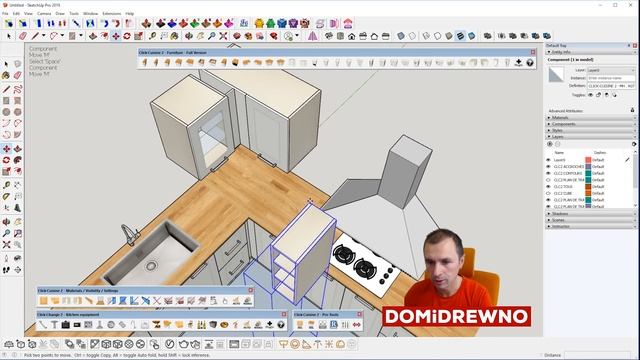 SU10. Projekt kuchni w SketchUp w 5 min. Czy to możliwe? смотреть онлайн