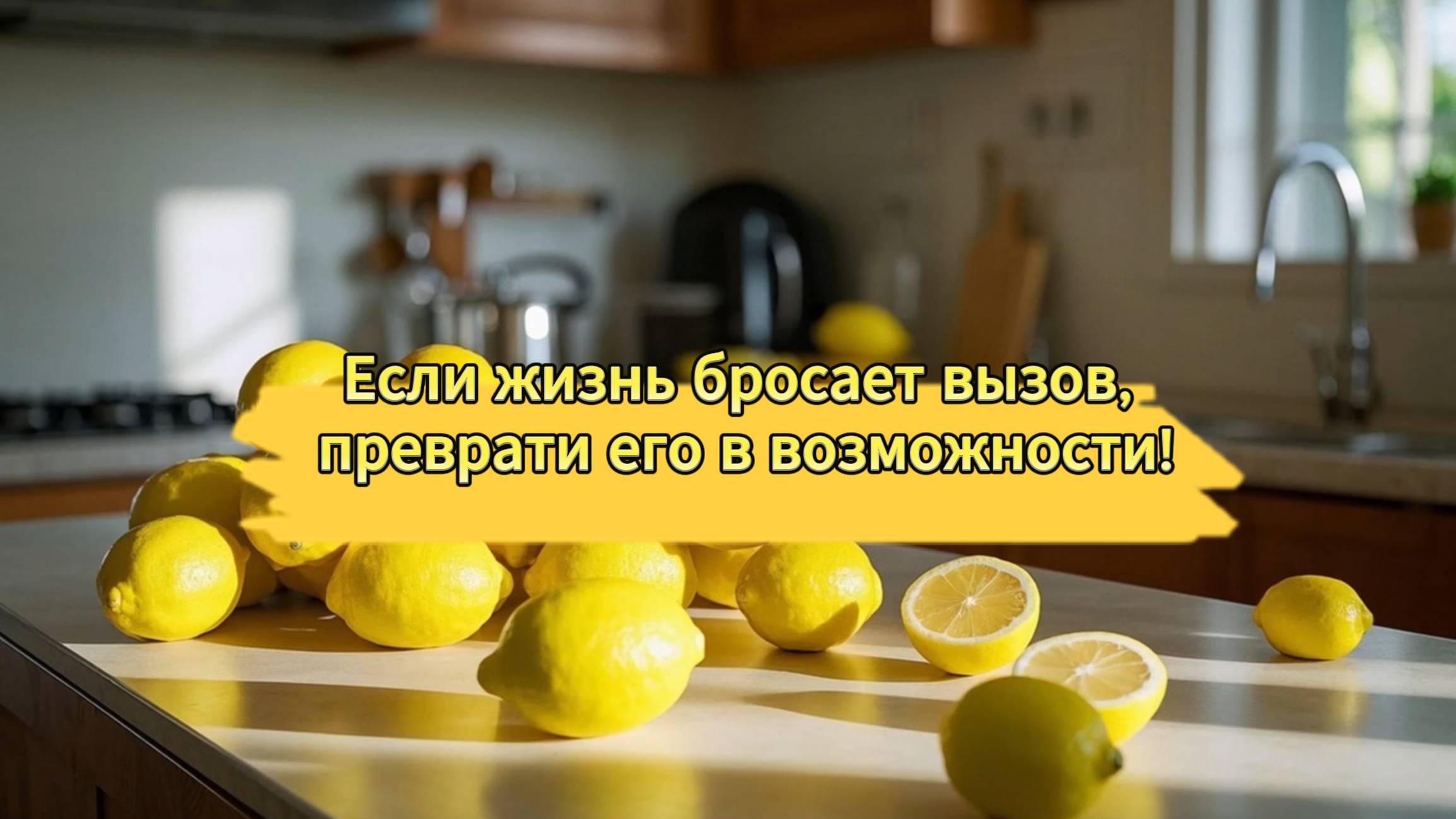 Когда жизнь дарит лимоны, сделай из них лимонад