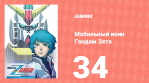 Мобильный воин Гандам Зета 34 серия (аниме-сериал, 1985)