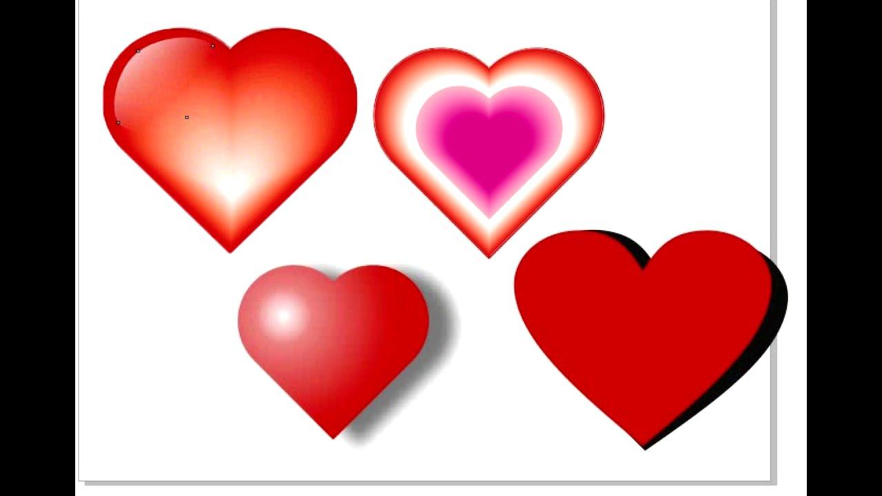 Рисуем сердечки в CorelDRAW смотреть онлайн