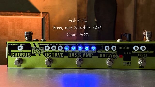 Valeton VES-2 Dapper Bass Pedal Demo