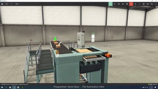 Factory IO Palletizer Exercises