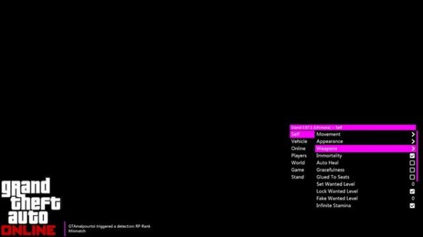 STAND MOD MENU SHOWCASE | GTA ONLINE (BEST MOD MENU?!?!?!?)