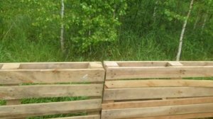 Грядка из поддонов женскими руками. Часть 1 /КУПИЛА ДОМ В ДЕРЕВНЕ