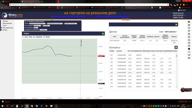 BinaryBot . Робот на двух EMA! Сделка каждую МИНУТУ !!! смотреть онлайн