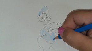 Как нарисовать Дональда Дака 🦆💛?Как рисовать персонажей Дисней? Donald Duck Disney Урок рисования ✏