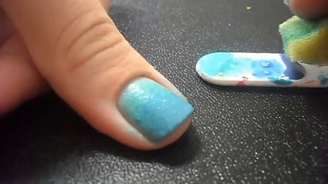 Nail Art Tutorial - Gradient Mermaid Tail Style