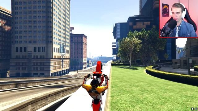IMPOSSIBLE MOTORBIKE WHEELIE! - (GTA 5 Stunt Mod)