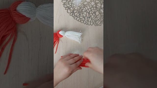 Птички из ниток. Жіптен құс жасау. смотреть онлайн