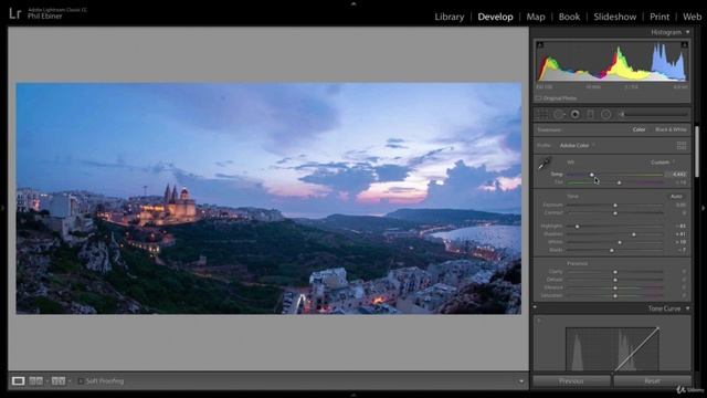 18-39 - Редактирование закатного городского пейзажа Adobe Lightroom Classic смотреть онлайн