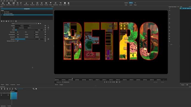 Shotcut Video In Text With Animation Effect | Shotcut Video Editor Tutorial смотреть онлайн