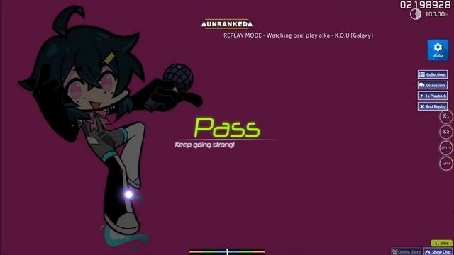 K.O.U. by aika (Friday Night Funkin' VS. K.O.U Mod) beatmap by: _Anaroku (Me) 5*. смотреть онлайн
