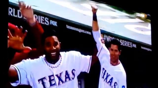 George Bush And Nolan Ryan High Five As The Rangers Kick Ass