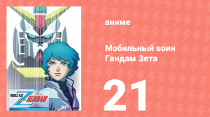 Мобильный воин Гандам Зета 21 серия (аниме-сериал, 1985)