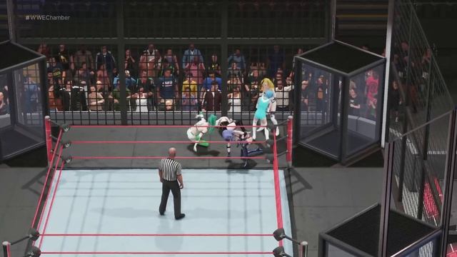 Hyperdimension Neptunia - Black vs Purple vs Green vs White vs Iris vs Yellow Heart(WWE 2K19) смотреть онлайн