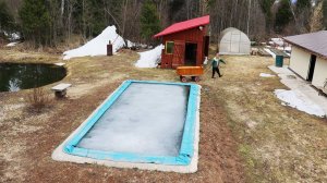 Работа оттаивает! Тягаю тележку туда сюда!