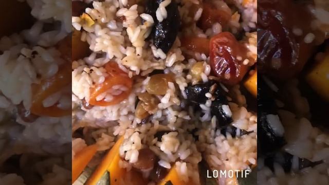 Сладкий плов у Иман в тыкве