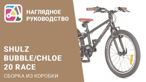 Сборка из коробки детского велосипеда на колёсах 20" на примере SHULZ Bubble 20 Race