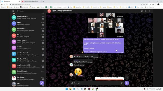 How To Pin Chat Message In Telegram Group Web / Desktop Version