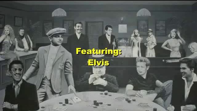 Elvis Presley finger painted on video by artist Dean Turner смотреть онлайн