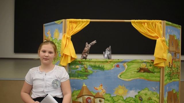 Спектакль школьного кукольного театра по произведению С.Михалкова 