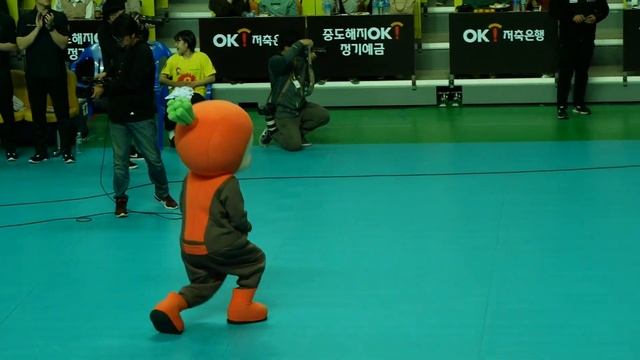 181103 OK저축은행 vs 대한항공, 경기진행보조요원/선수 소개 및 시구 смотреть онлайн