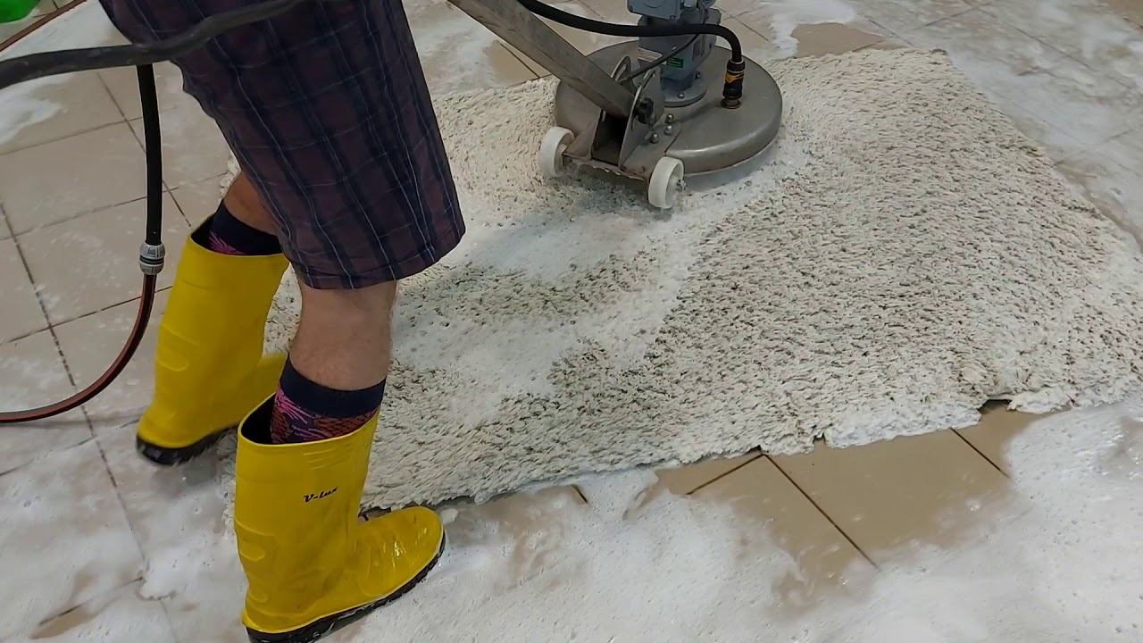 Стирка длинноворсового ковра шегги / Washing Long Pile Carpet