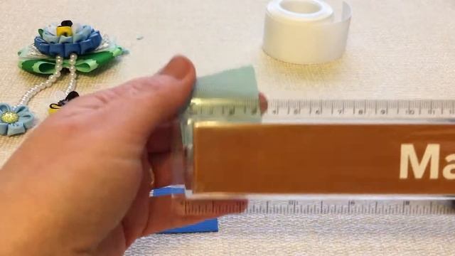 Kanzashi Tutorial DIY Bees clips Канзаши МК Зажимы из Лент Пчелки смотреть онлайн