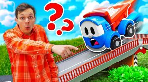 Грузовичок Лева застрял в песке и разбил стекло! Детские мультики про машинки