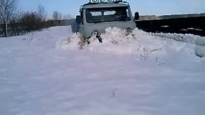 Уаз 3303 по снегу