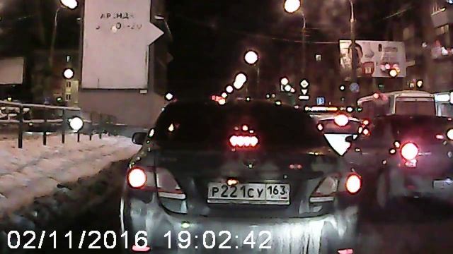Видеорегистратор PRESTIGIO 133 - ночная съёмка смотреть онлайн