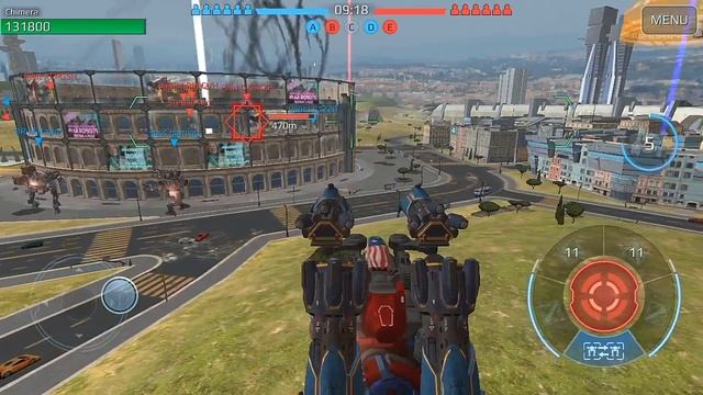 War Robots - NEW Rome Map + NEW HEAVY Hydra - (Chimera) смотреть онлайн