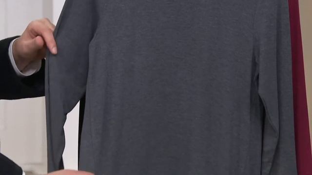 H by Halston Essentials Mock Neck Tunic w/ Forward Seams on QVC смотреть онлайн