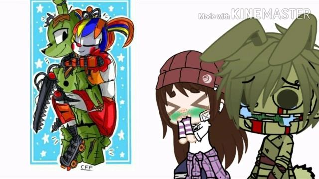 Springtrap And Me, Reacts To Springtrap Ships Not My Audio
