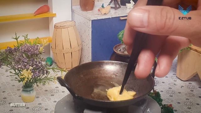 How to Make Garlic Sautéed Vegetables | Veggies Stir Fry | Miniature Food смотреть онлайн