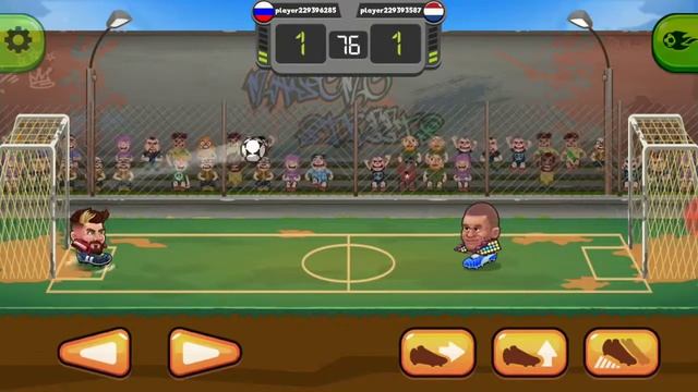 Играю в игру футбол HEAD BOLL 2 смотреть онлайн