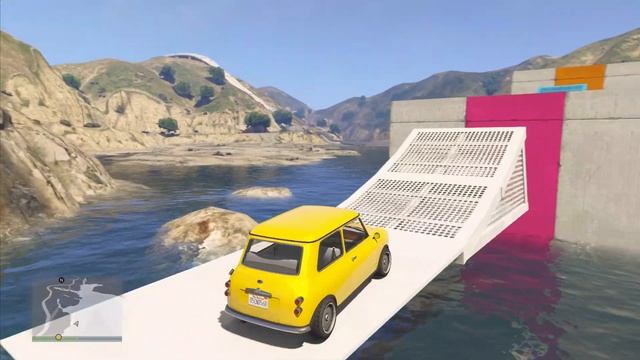 GTA5 Online parkour - 4K ultra HD Ultimate Issi Mr Bean Waterpark Skill Test Stunt Race смотреть онлайн