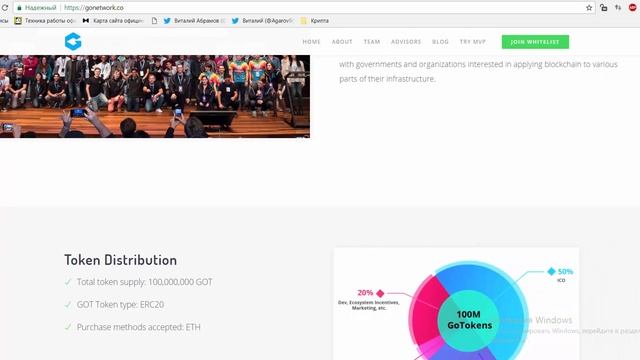 [ICO] [Bounty] GoNetwork- Супермагистраль для мобильных сетей в Ethereum смотреть онлайн
