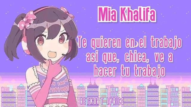 iLOVEFRiDAY - Mia Khalifa (Lyric Video) Español RETKORT смотреть онлайн