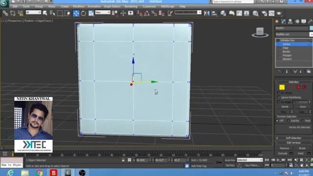 3d max lessons (Use of Chamfer) How to make dice смотреть онлайн