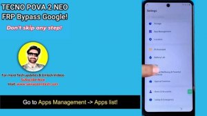 -Unlock TECNO POVA 2 NEO FRP Bypass 2024 [Without PC] Tecno LG6n Frp Google Account -No Xshare Apps