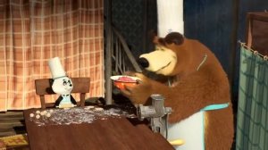 💥NEW💥 ماشا والدب 🐻👨 🍳 كل بالهناء والشفاء 🐼👱 ♀️ الحلقة 24 mp4 1