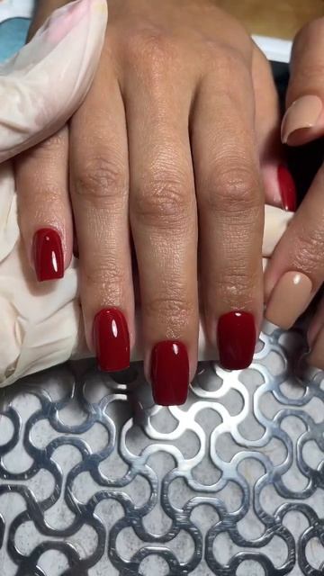 Коррекция ногтей #ногти #коррекцияногтей #коррекция #допосле #гелевыеногти #исправление #shorts