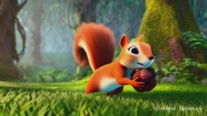 Мультик про белочку и дерево