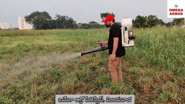 STIHL SR 420 Mist Blower Review and Demo@omegaagros . смотреть онлайн
