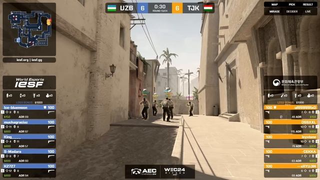 CS 2 | Tajikistan vs Uzbekistan - GROUP STAGE | IESF ASIA REGIONAL QUALIFIERS 2024 смотреть онлайн