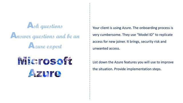 Implement Azure Features - Smart Use Case - 1 смотреть онлайн
