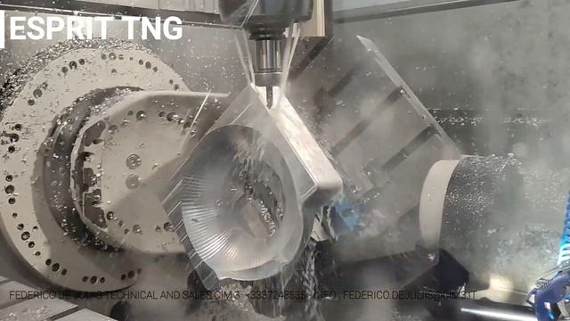 CNC 5 AXIS PART ESPRIT TNG - 2 смотреть онлайн