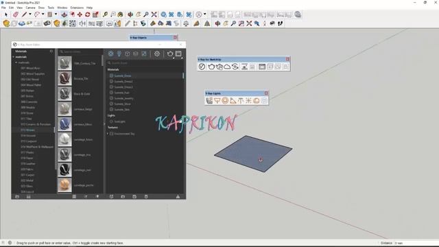 Tutorial memasukan material asset editor Vray 5 (sketchup 2021) смотреть онлайн